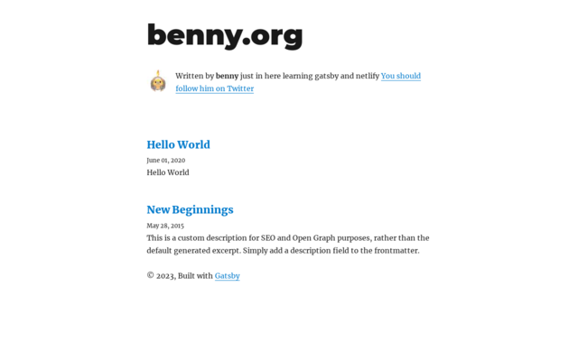 benny.org