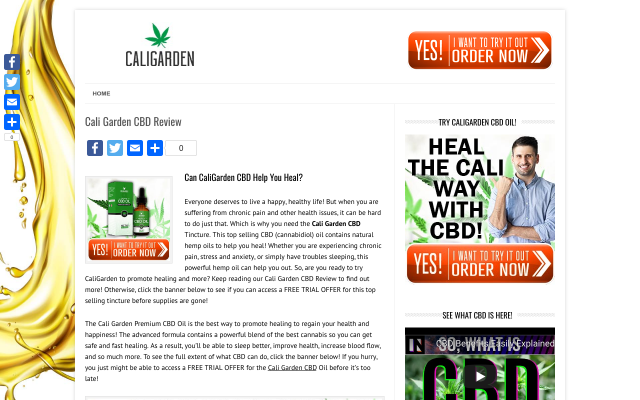 caligardencbdoil.com