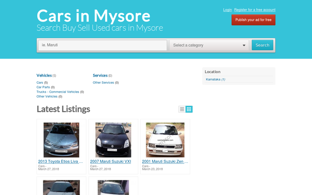 carsinmysore.com