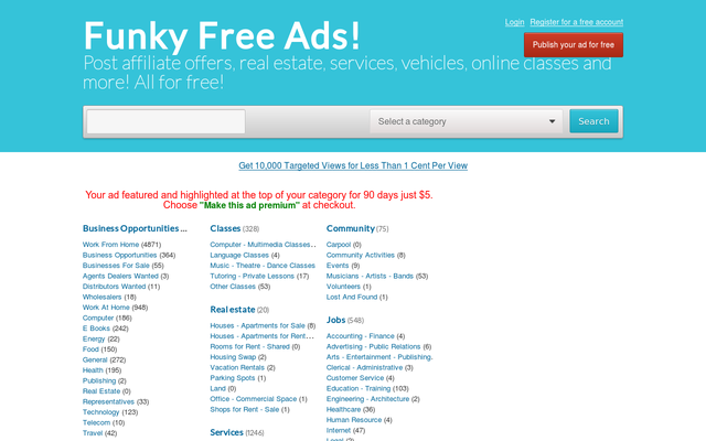 funkyfreeads.com