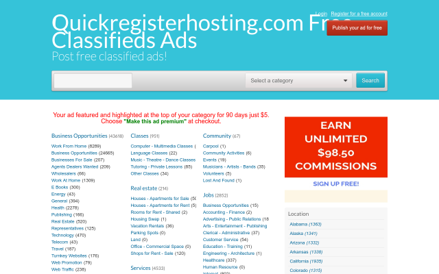 quickregisterhosting.com